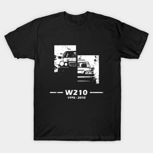 W210 classic sedan retro design T-Shirt